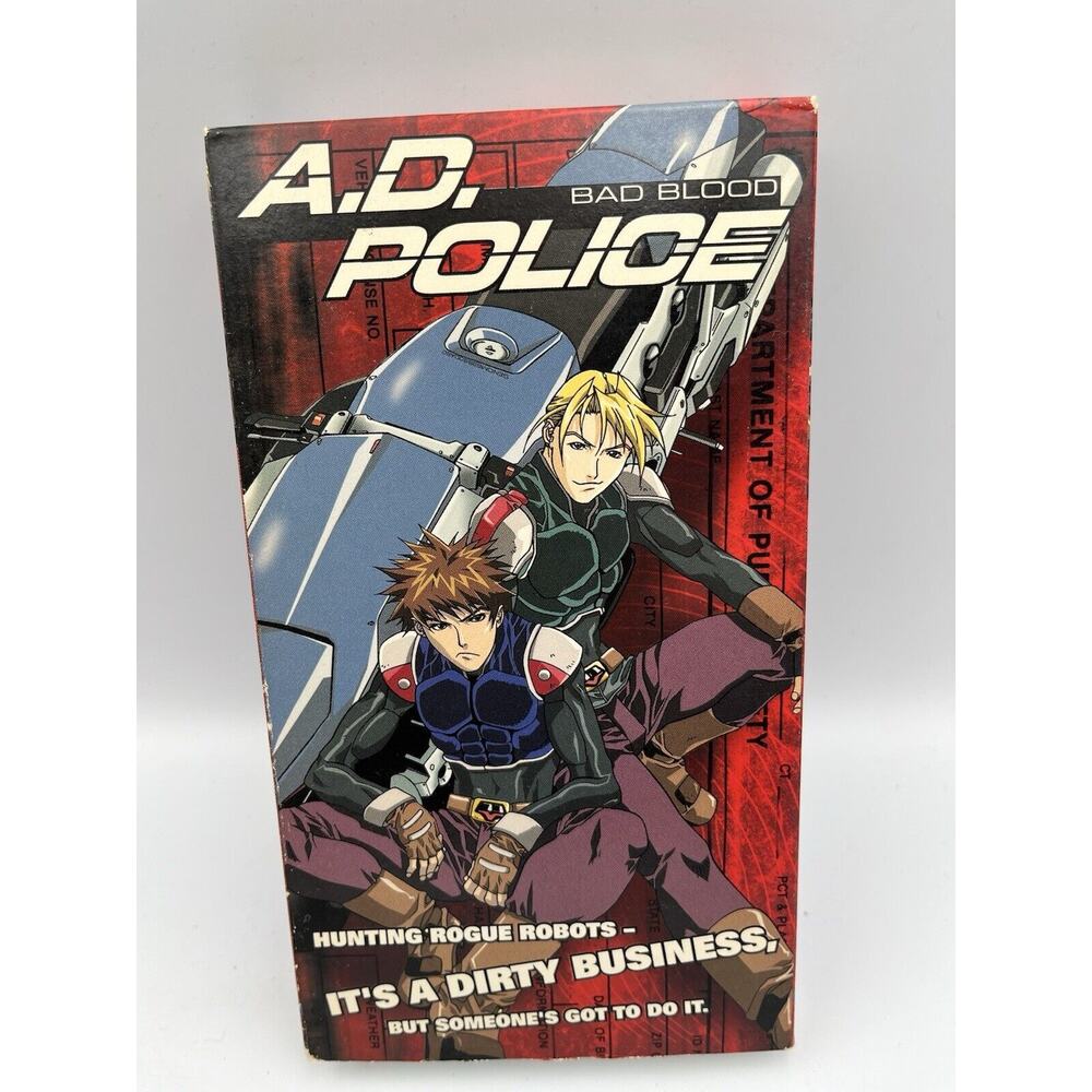 A.D. Police: To Protect and Serve VHS English Dubbed